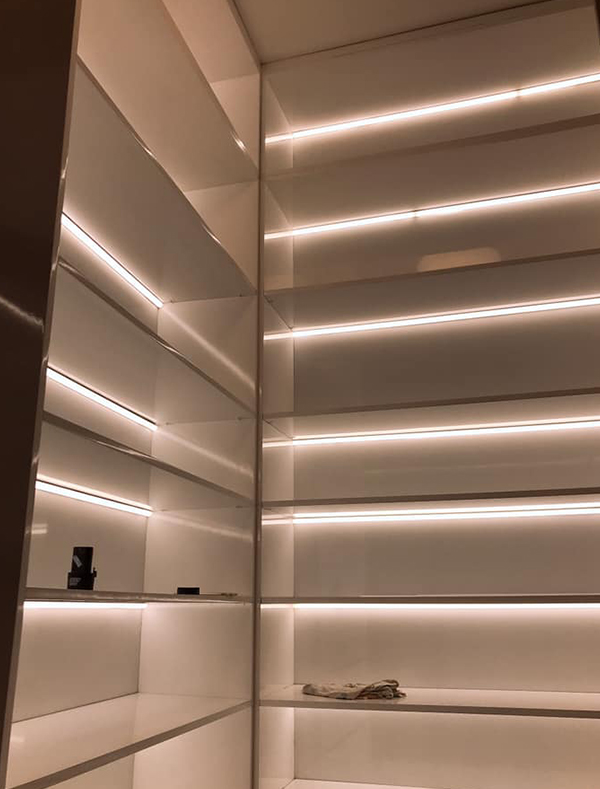 Đèn led thanh nhôm định hình gắn tủ gỗ nội thất giá rẻ Hồ Chí Minh